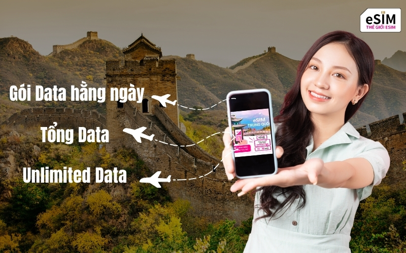 Lựa chọn esim du lịch trung quốc 7 ngày giúp bạn làm chủ mọi kết nối